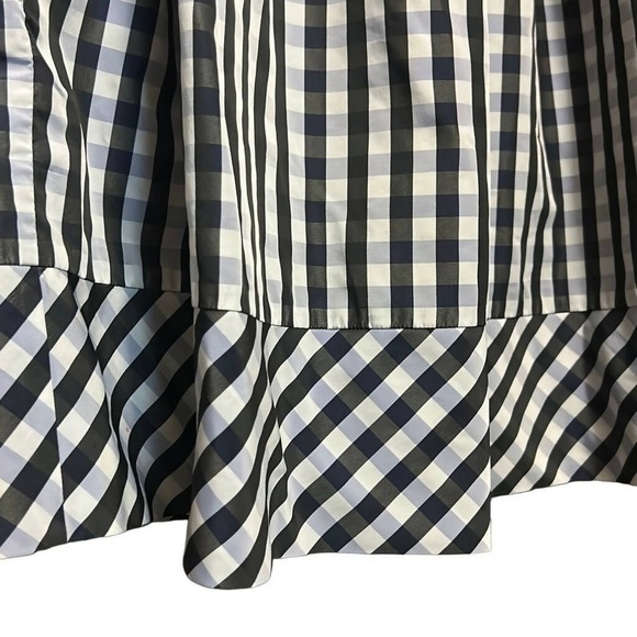 Dice Kayek High-Waisted Gingham Print Midi Skirt - Picture 4 of 8